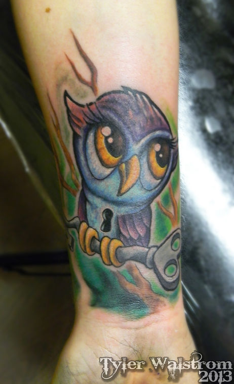 Steampunk Owl, Color by Tyler Walstrom